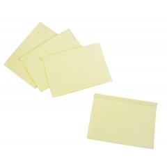 Safe-Dent- Patient Bibs, 2 ply tissue/1 ply plastic, 13"x 18", YELLOW,  500 pcs box